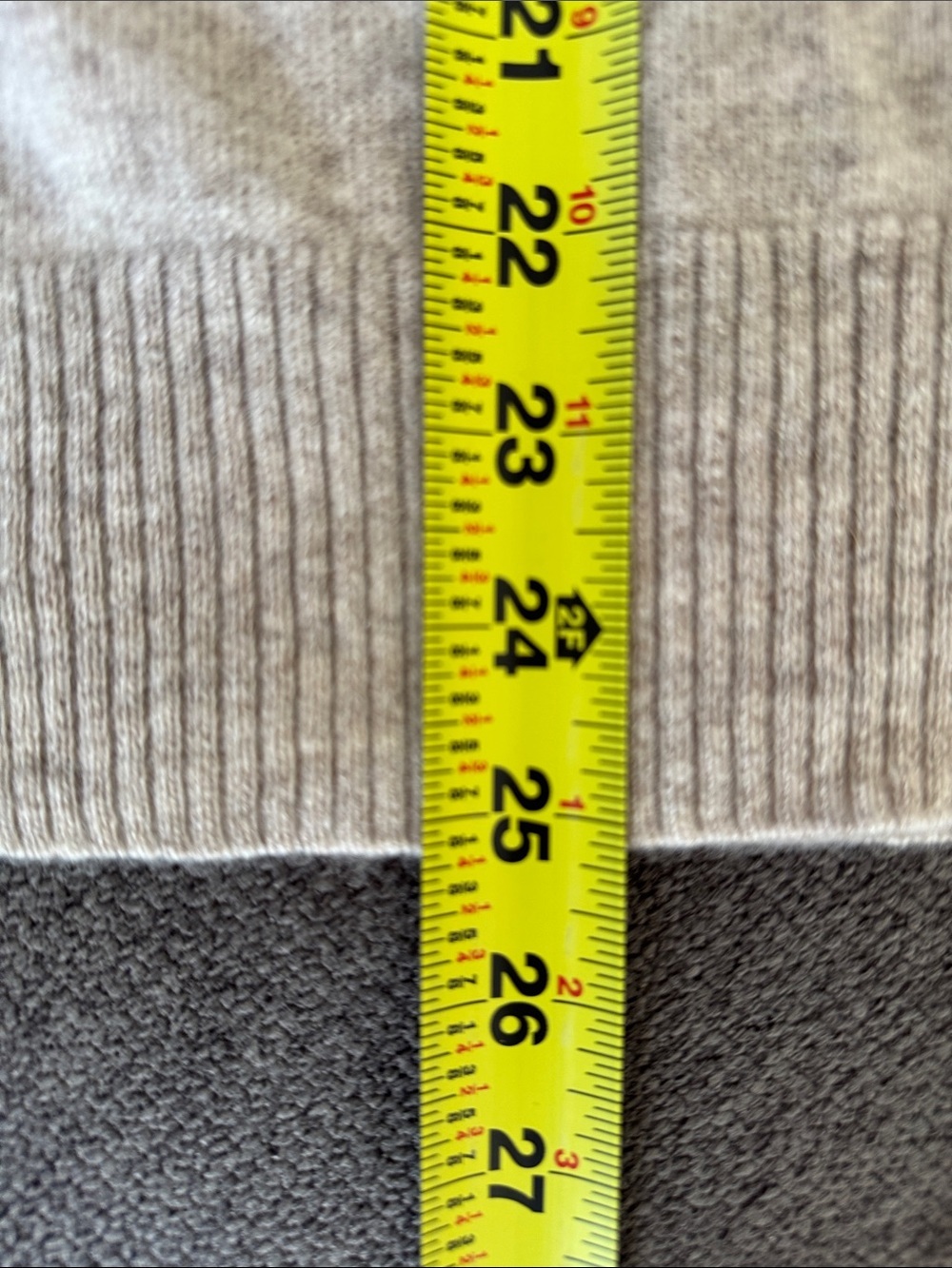 Cashmere Charter Club Luxury Beige 1/4 Zip Turtleneck Sweater Knit Minimalist M - Picture 6 of 8